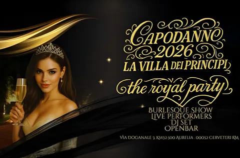 Locandina del Capodanno a Villa dei Principi
